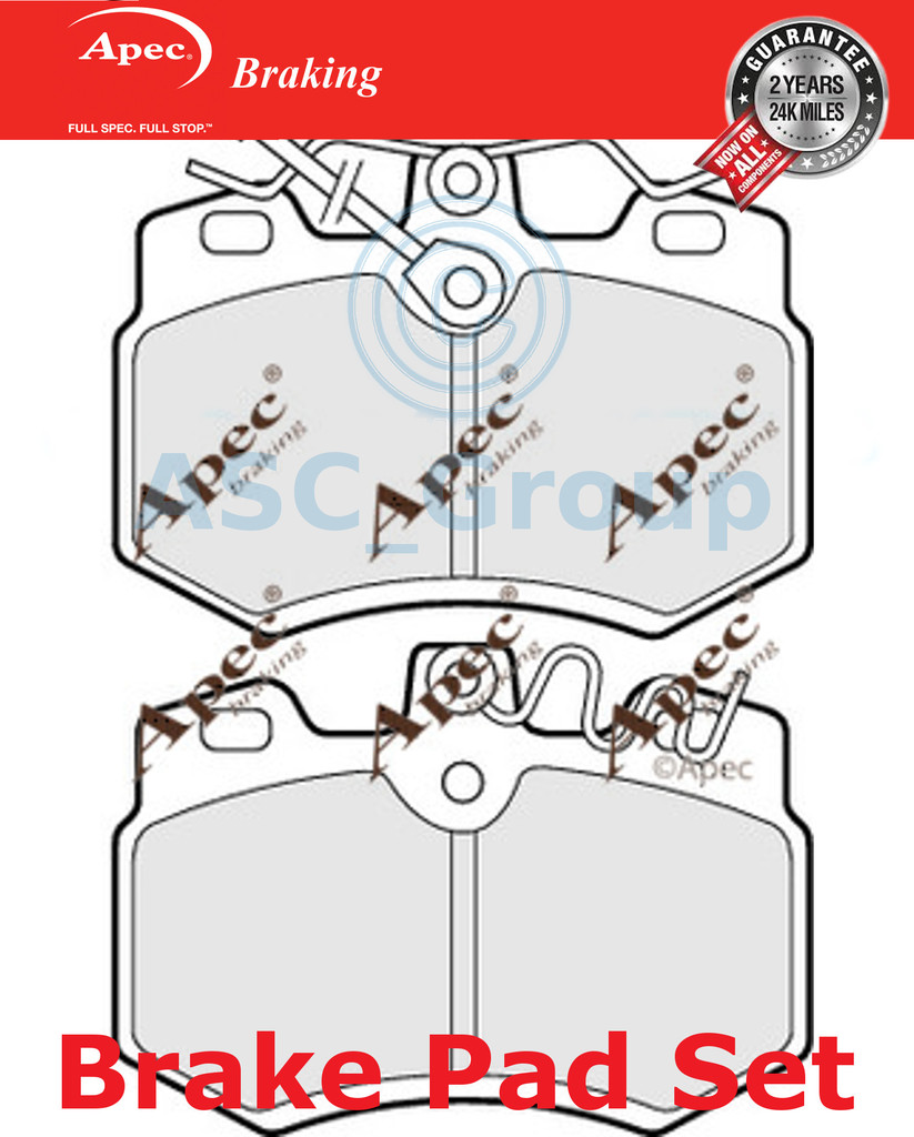 1x OE Quality Replacement Apec Front Axle Brake Pad Set