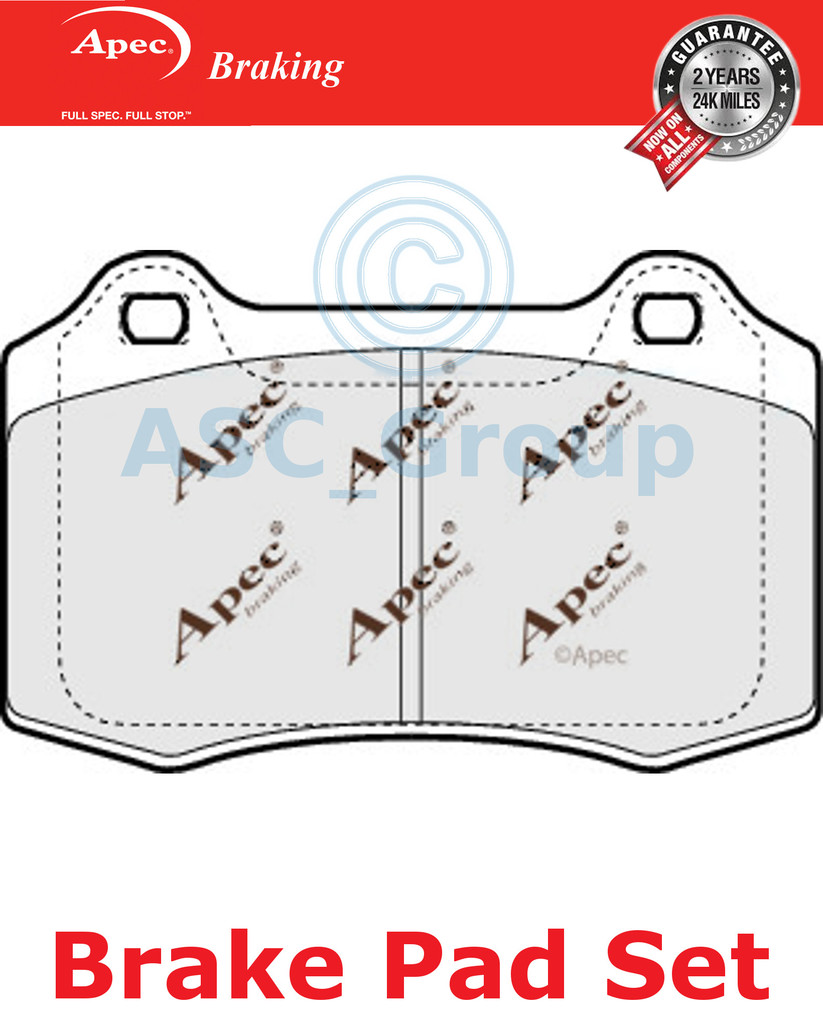 1x OE Quality Replacement Apec Rear Axle Brake Pad Set
