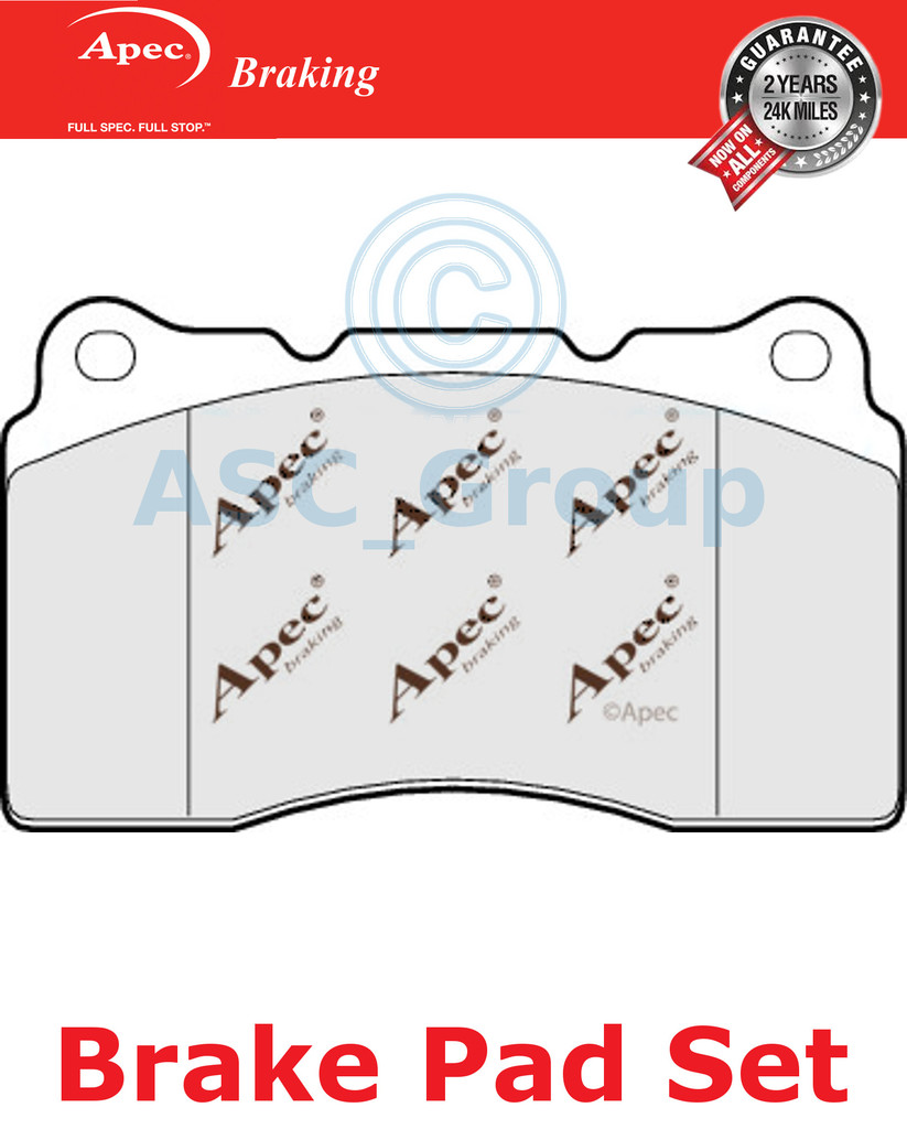 1x OE Quality Replacement Apec Front Axle Brake Pad Set 1x OE Quality Replacement Apec Front Axle Brake Pad Set