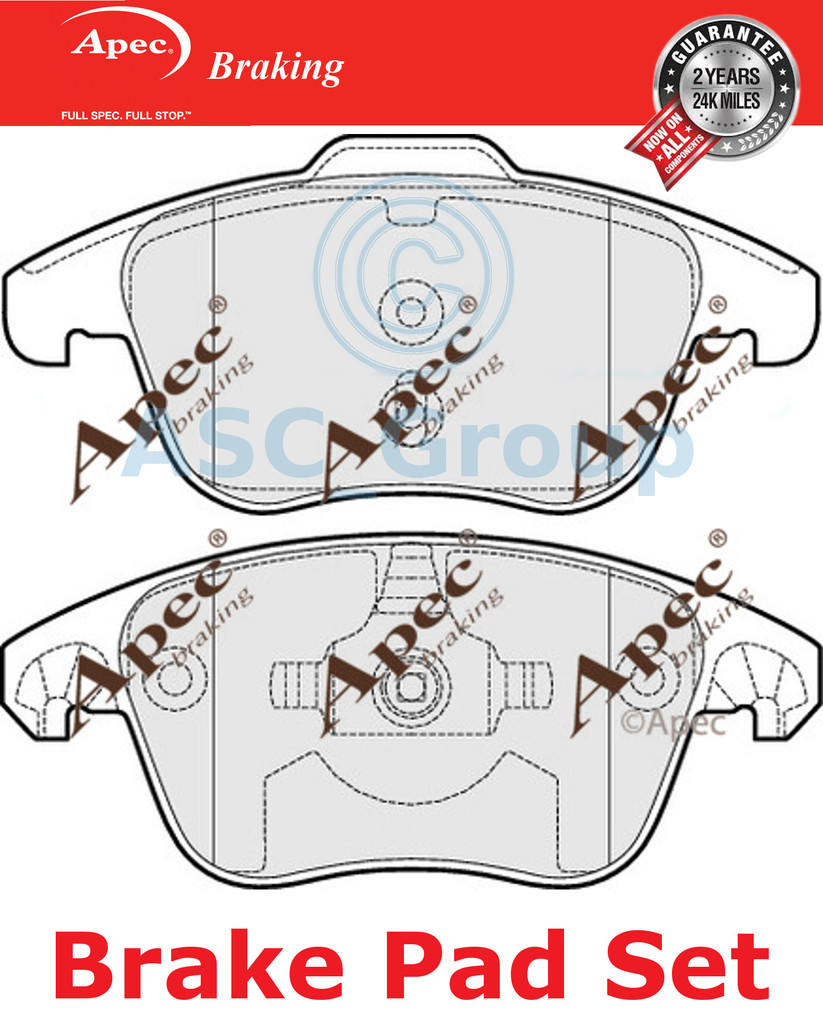 Apec Front Brake Pads Set OE Quality Replacement PAD1534 eBay