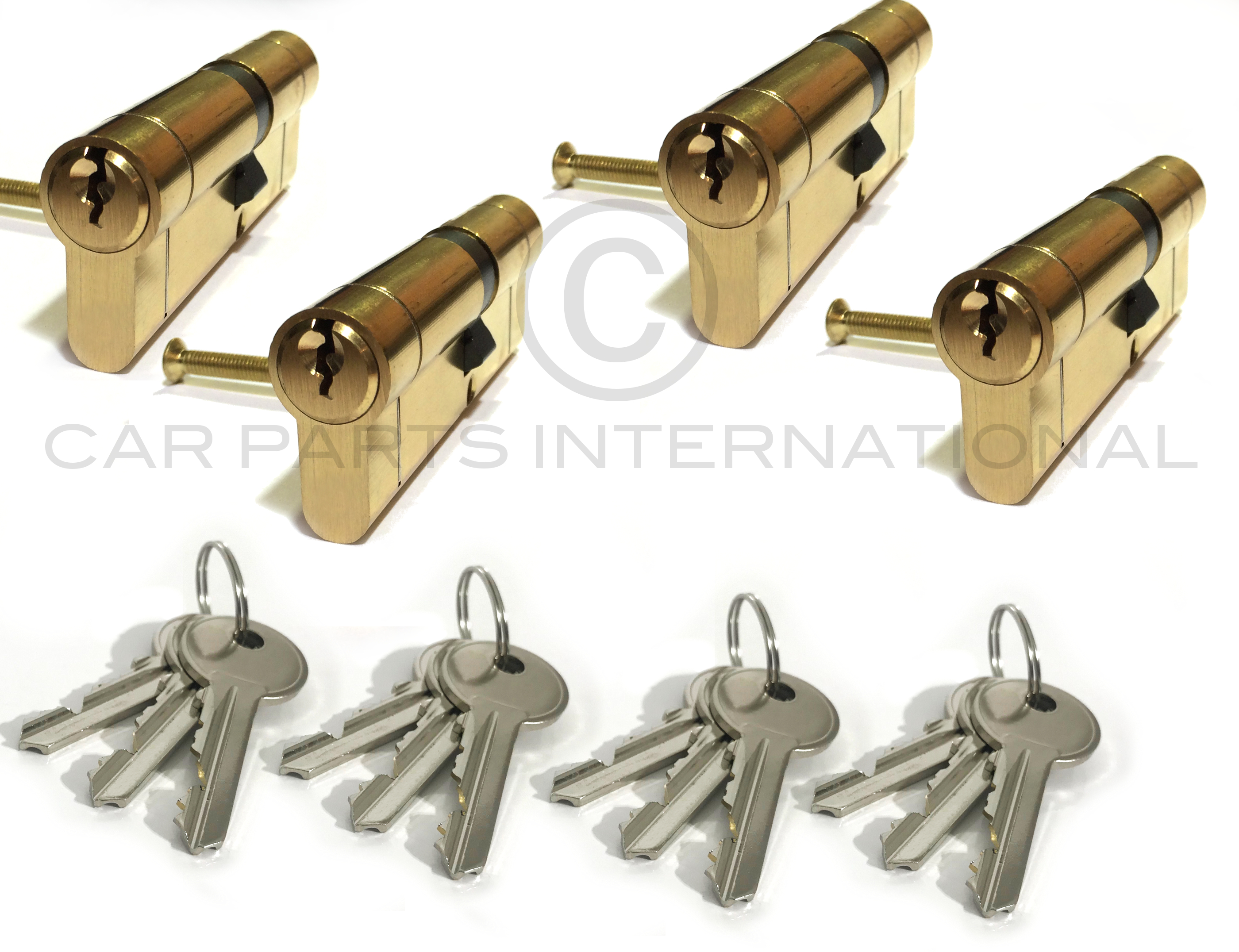 High Security Euro Door Lock 45 45 Brass Finish 1 10 Locks Keyed