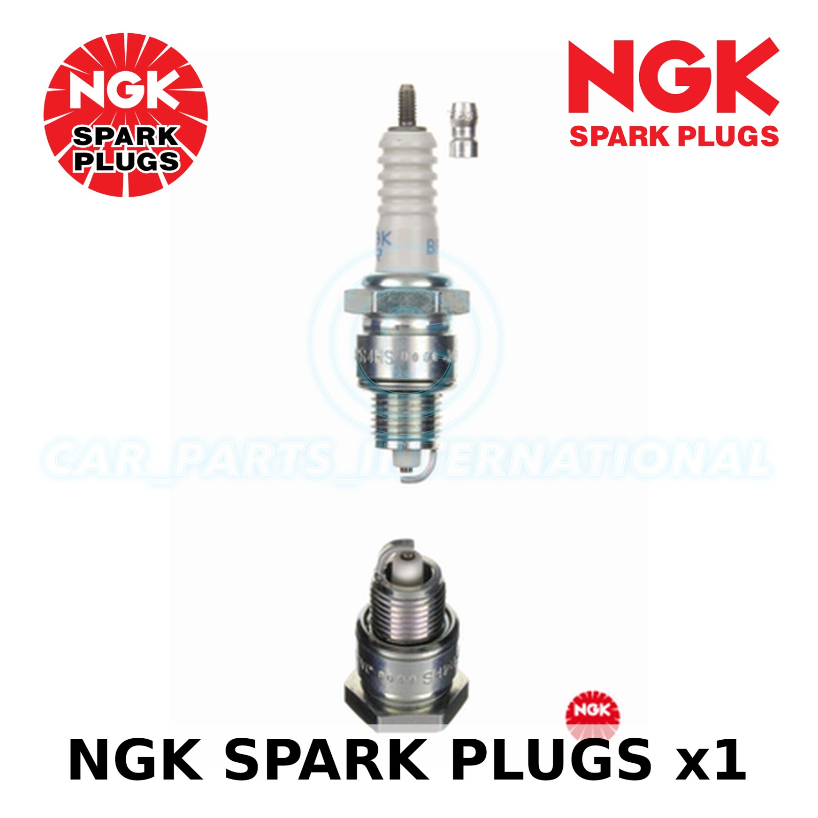 Pack Of 4 NGK 7823 Spark Plugs BPR4HS Honda Yamaha John Deere - Foto 3