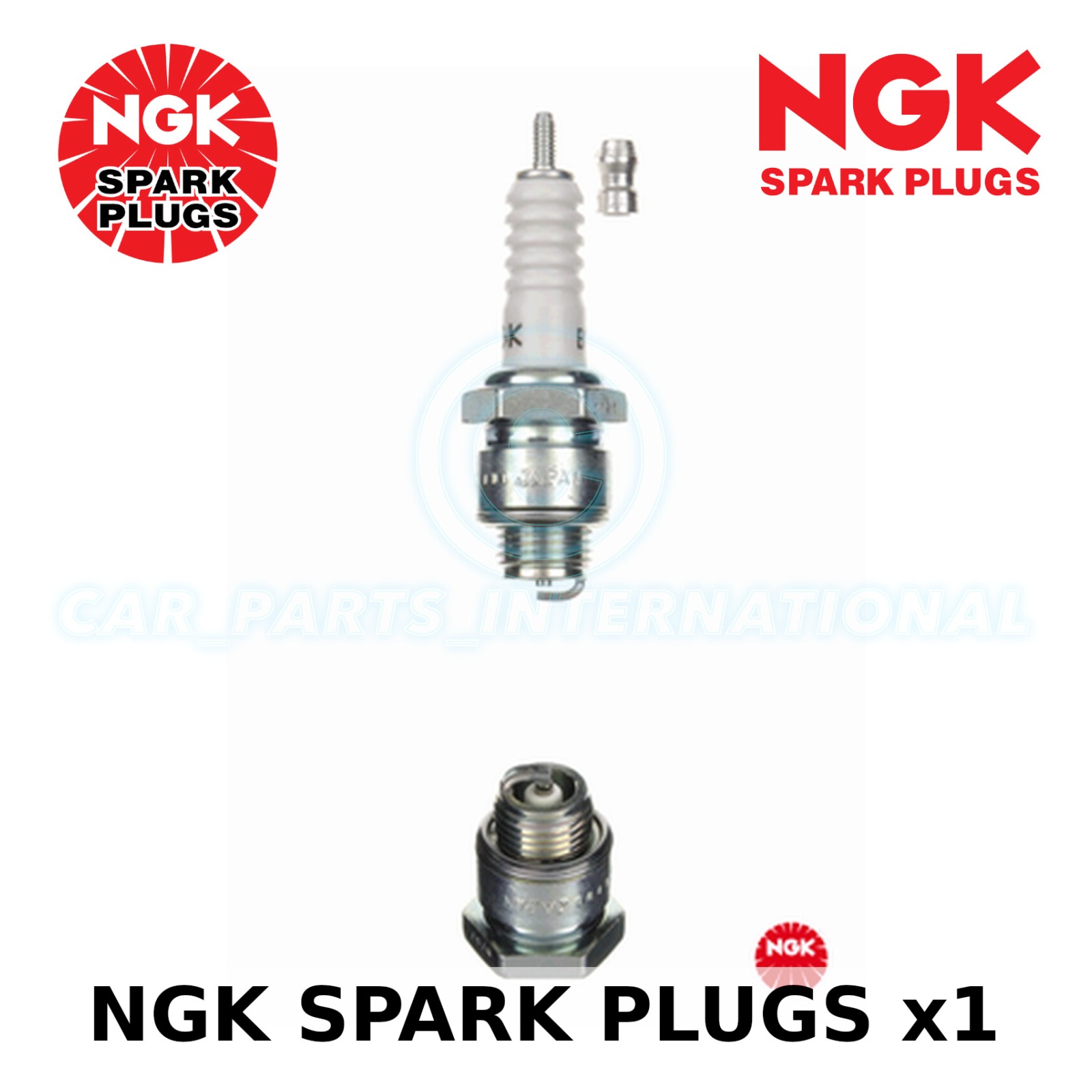 2x ngk spark plugs partie numéro CMR6A stock no 1223 Neuf Origine NGK sparkplugs