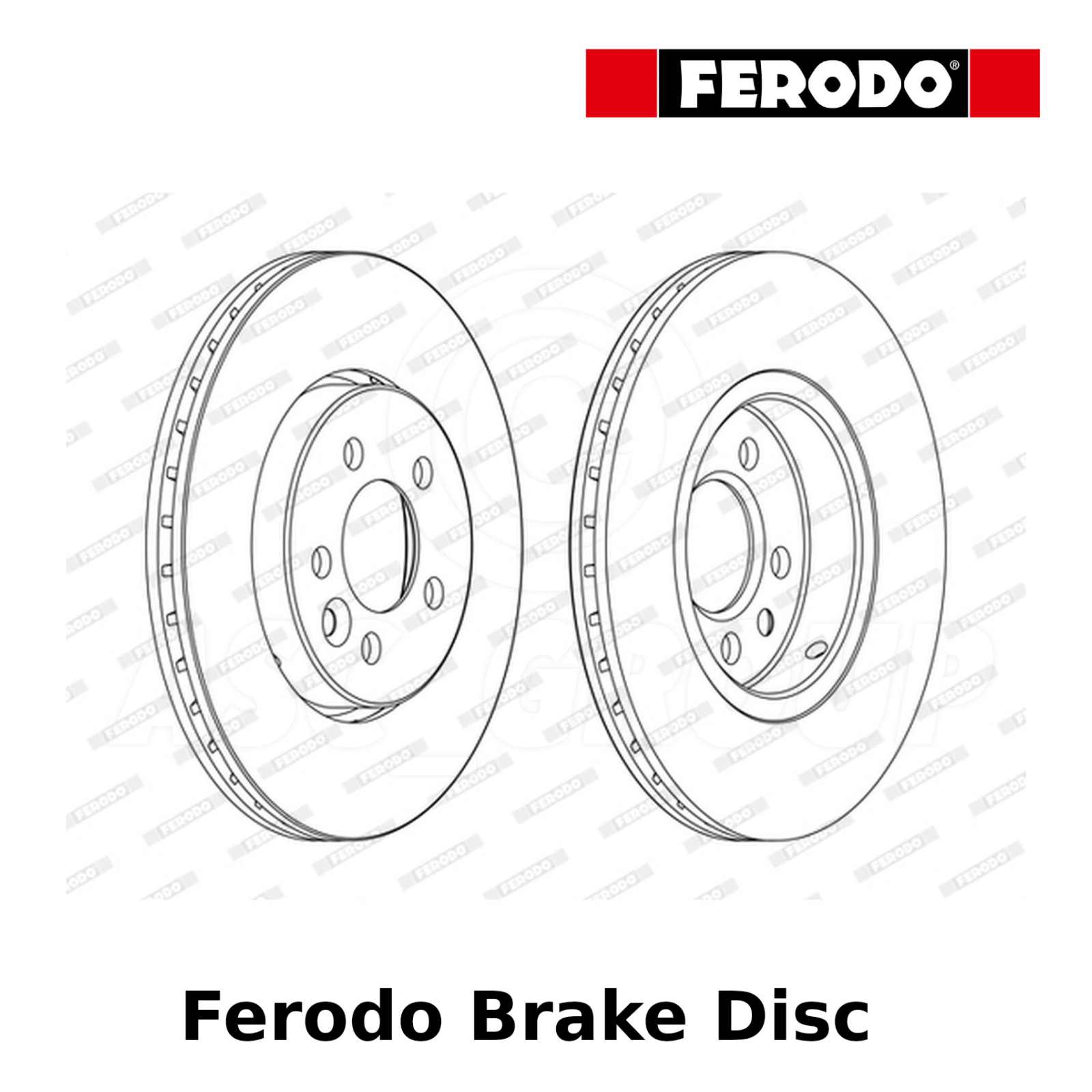 NBD389 Discos De Freno Delantero