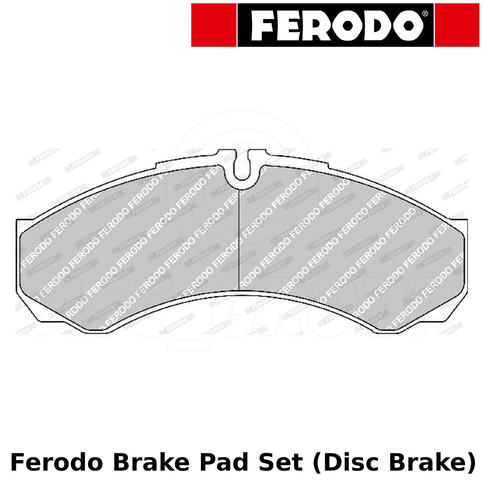 Iveco Daily 50 C 11 Genuine Allied Nippon Front Brake Pads Set