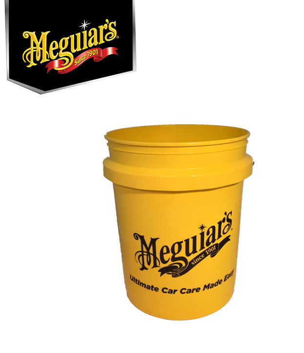 Meguiars Bucket Car Wash Bucket 19 Litre Bucket with Meguiars