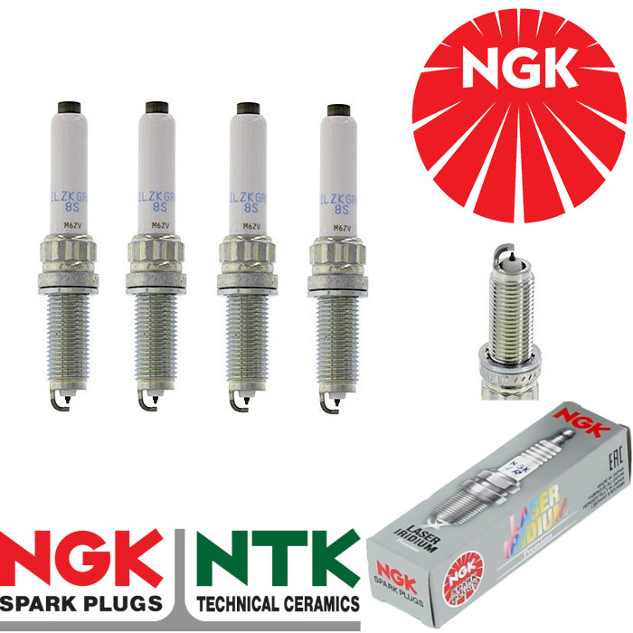 NGK Spark Plug - SILZKGR8B8S - fits BMW 1, 2, 3, 4, 5 Series, X1  2.0 - 94201 x4 - Picture 1 of 1