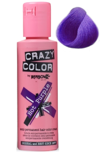 Crazy Color Semi Permanent Liquid Cream Hair Colour Dye Tint Pack ...