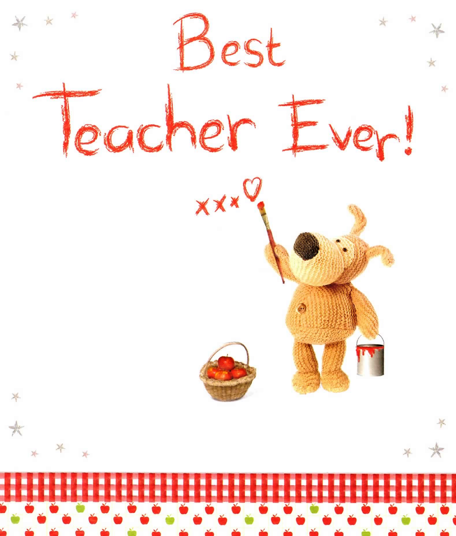 Boofle Best Teacher Ever Greeting Card | Cards | Love Kates