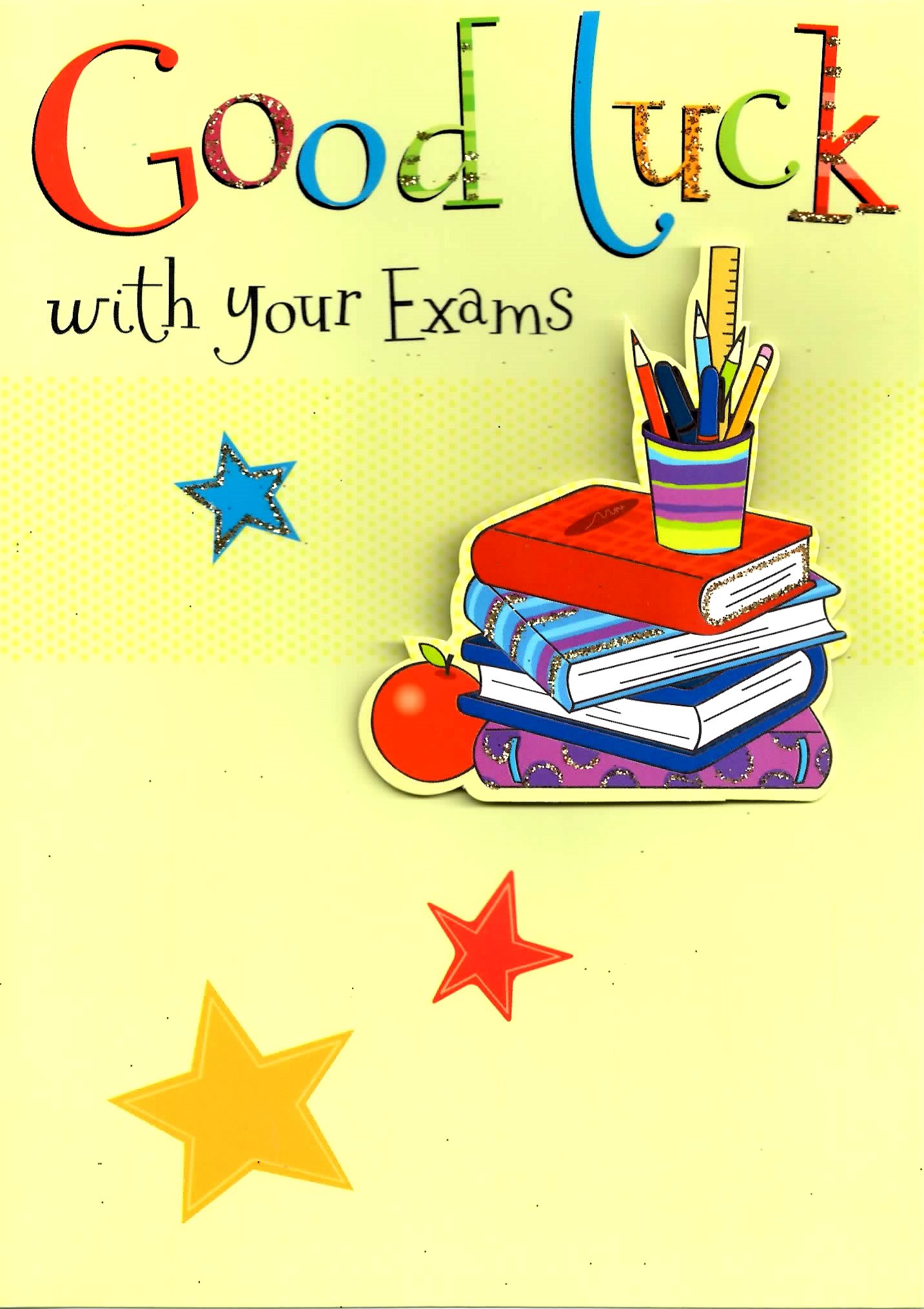 good-luck-with-your-exams-greeting-card-3d-flittered-glitter-lucky