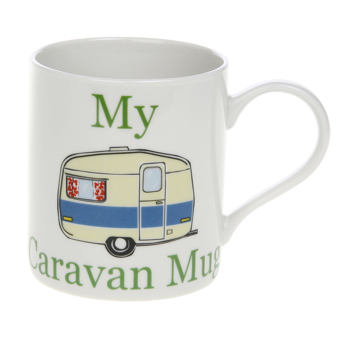 My Caravan Mug Fine China Mugs in Gift Box Novelty Camping Caravanning ...