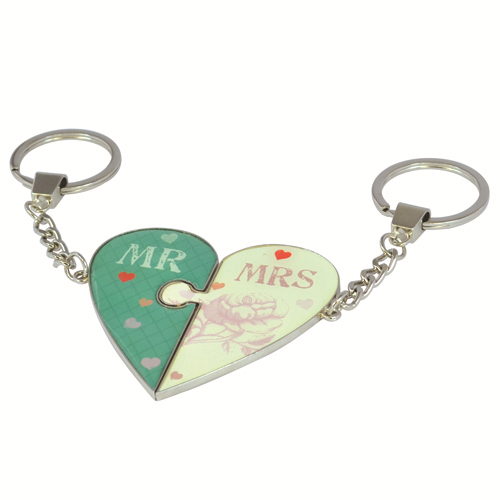 Wedding Boutique Mr & Mrs Keyrings Gift Set Gifts Love Kates
