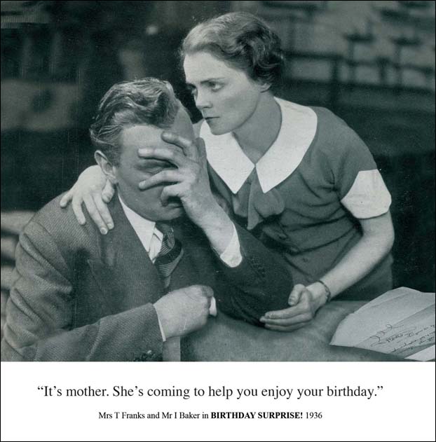 Mother's Coming Funny Birthday Greeting Card Retro Humour Drama Queen ...