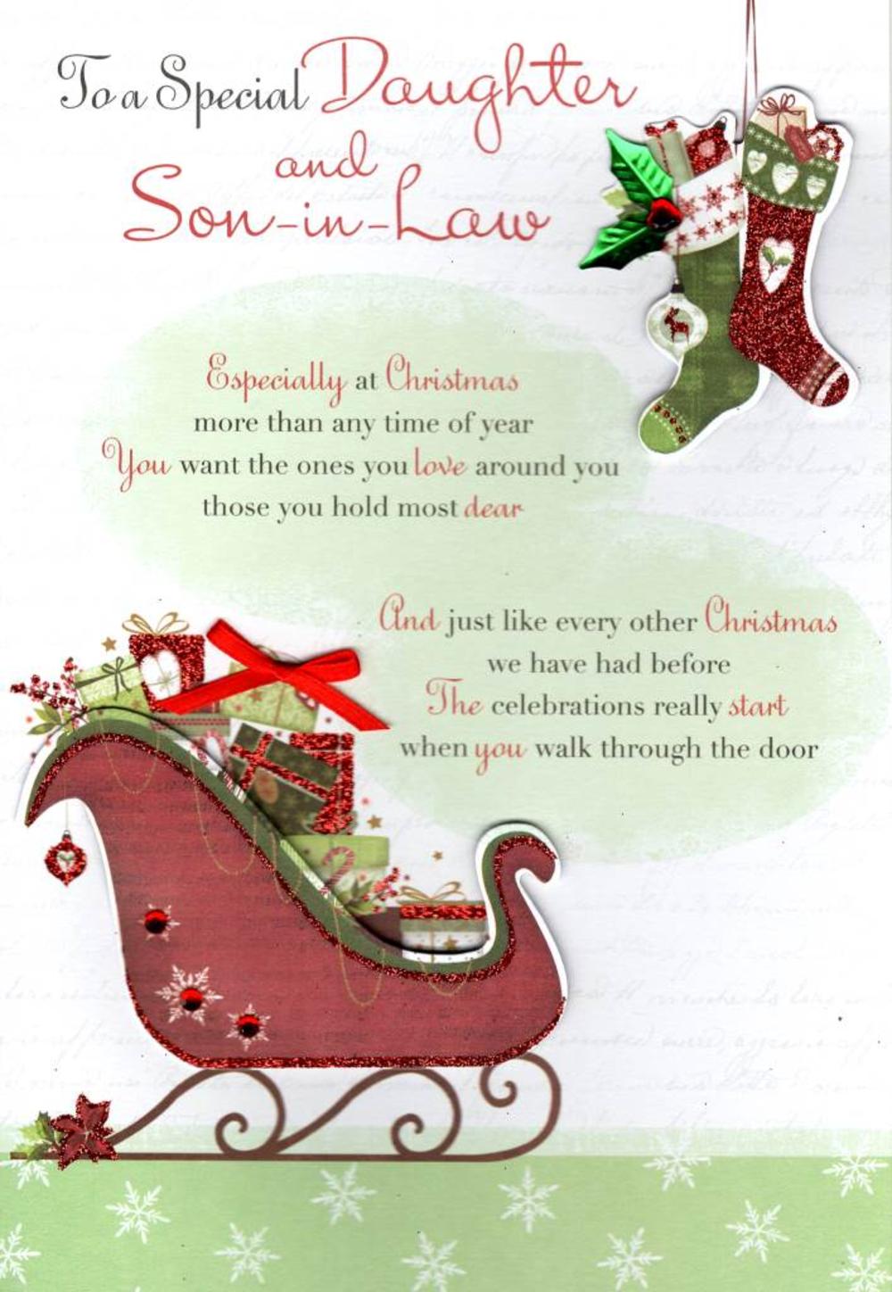 Christmas Card Verses For Daughter In Law Sinter G