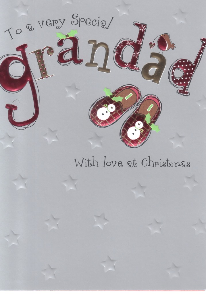 to a very special grandad christmas card cards love kates