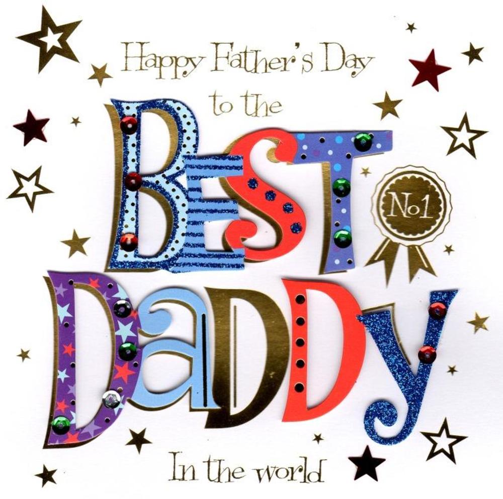 Best Daddy Happy Father's Day Greeting Card | Cards | Love Kates