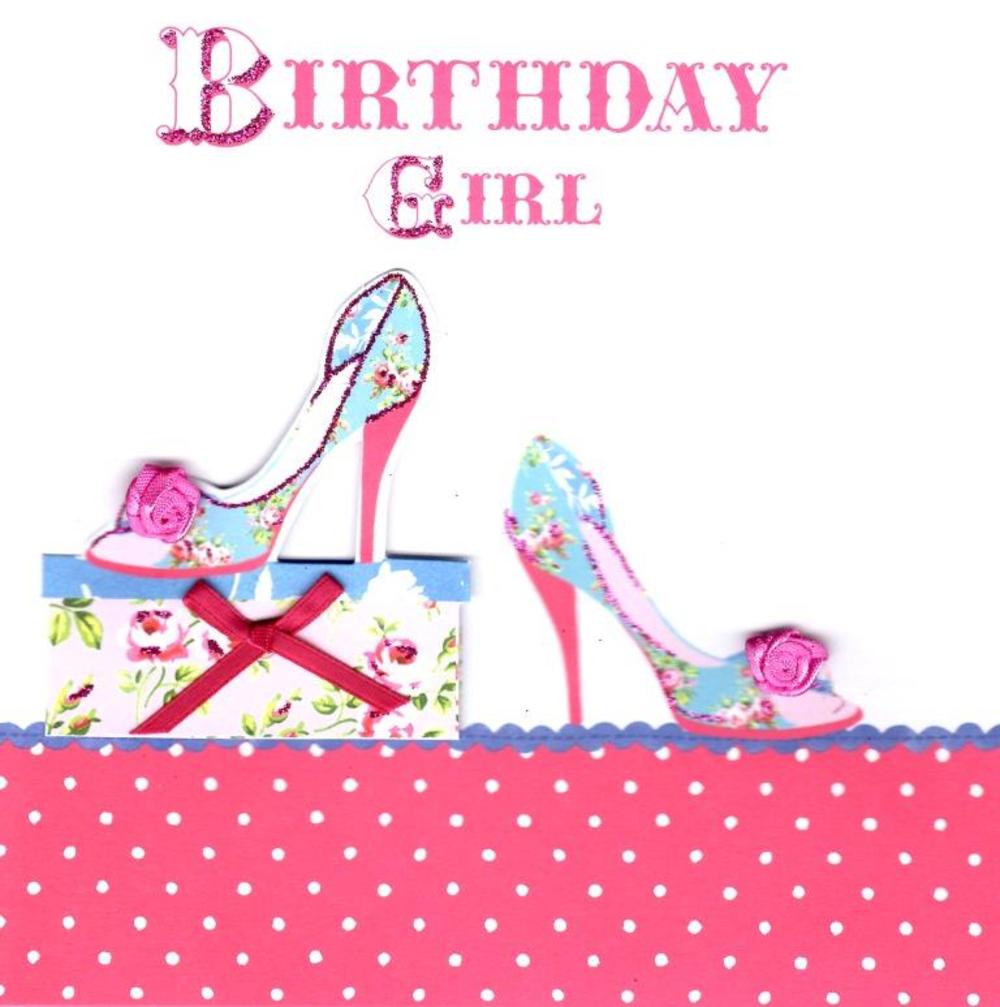  Birthday  Girl  Pretty Shoes Birthday  Card  Cards 