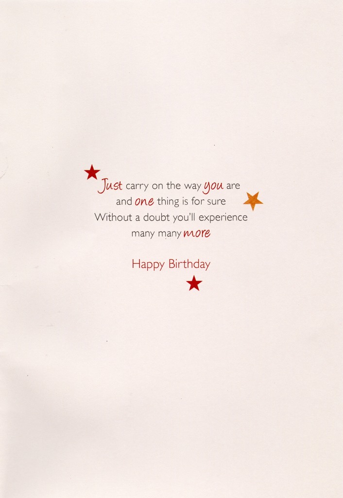 95th Happy Birthday Greeting Card Lovely Verse Embellished Greetings ...