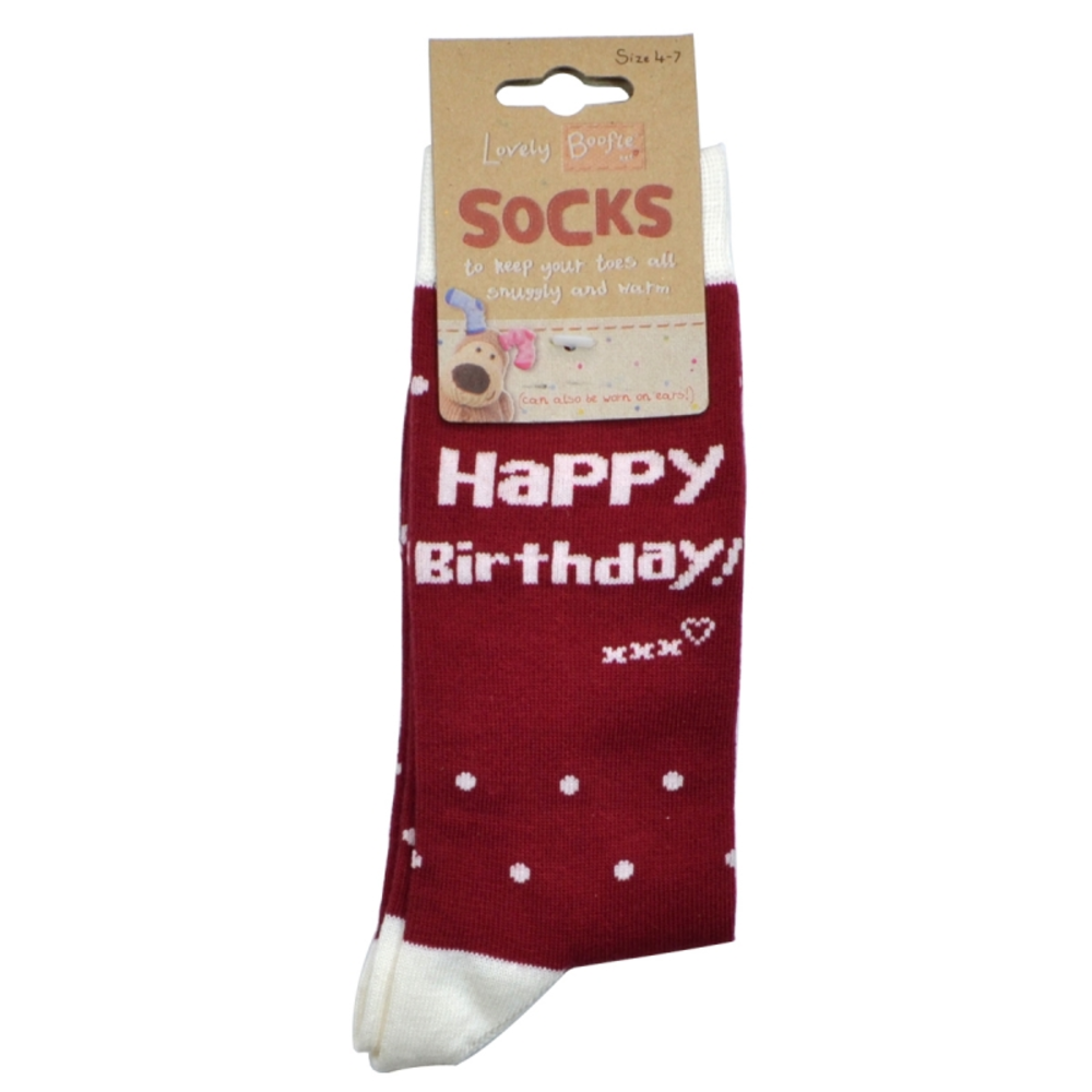 Lovely Boofle Happy Birthday Socks Gifts Love Kates