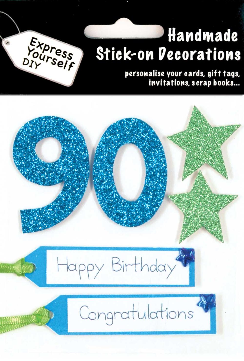 birthday card blue