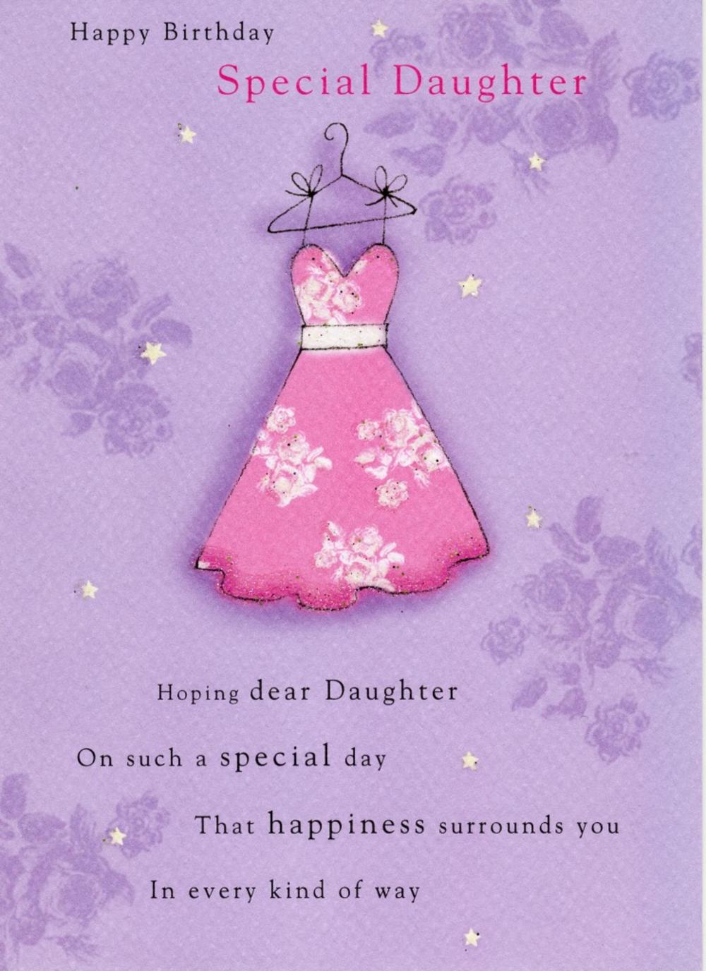 Special Daughter Birthday Greeting Card Cards Love Kates 