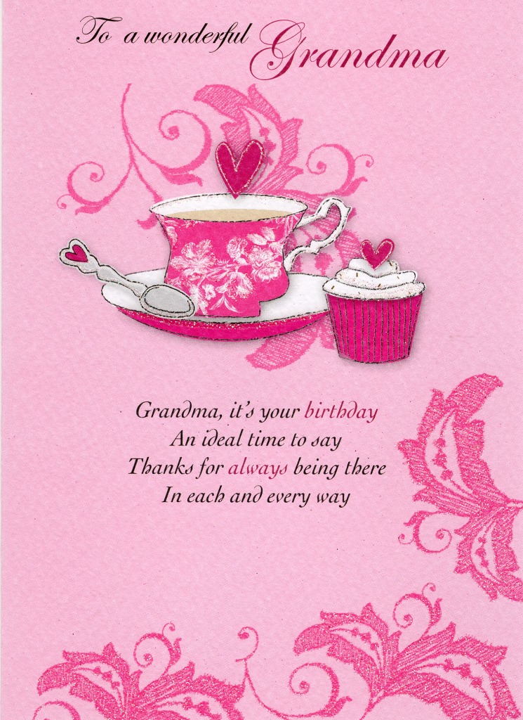 Wonderful Grandma Birthday Greeting Card | Cards | Love Kates