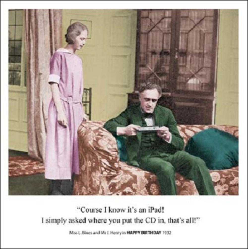 It's An iPad Funny Birthday Greeting Card Cards Love Kates