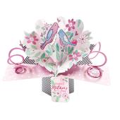 Ribbli Hummingbird 3D Greeting Pop Up Card Birthday Card,Happy Anniversary card,Mother's Day,For Women,Mom,Wife,Sister,Daughter,Grandma,Funny Hummingbird Gifts,Bird Lover,with Envelope 