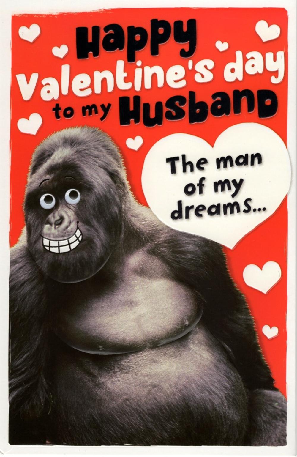 Husband Sexy Beast Valentine's Day Greeting Card | Cards