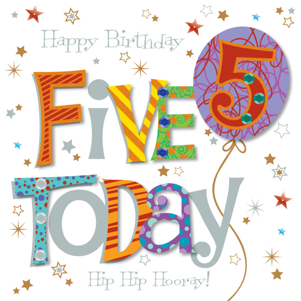 Happy 5th Birthday Printable