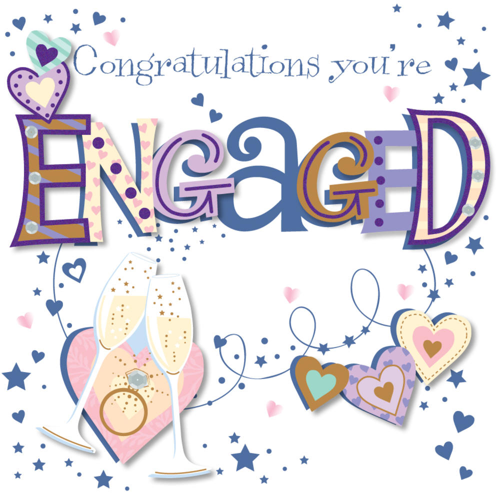 Congratulations You're Engaged Greeting Card | Cards