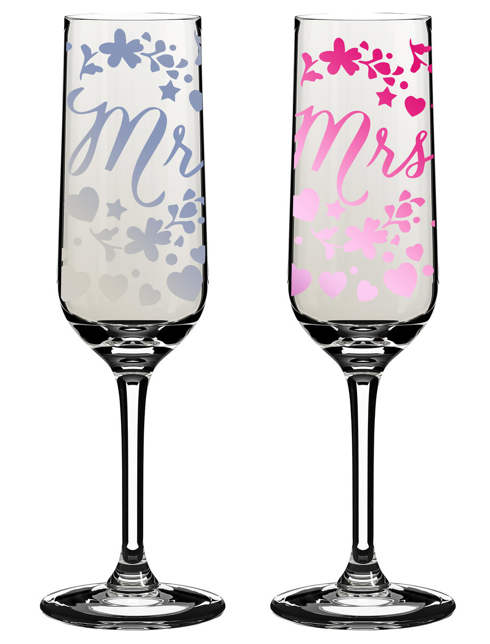 Mr Mrs Wedding Day Champagne Flutes In Gift Box Gifts Love Kates Mr Mrs Wedding Day Champagne Flutes In Gift Box