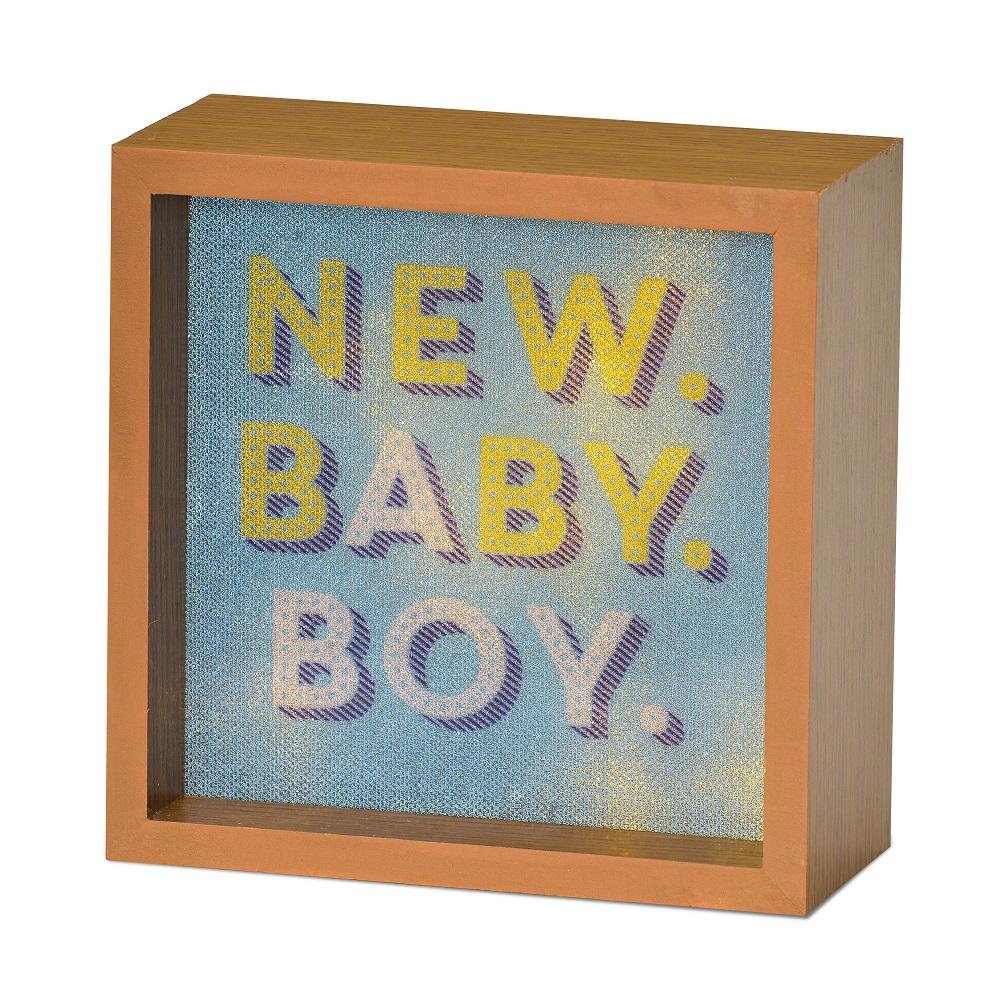 New Baby Boy Light Up Lightbox Gift Idea Gifts