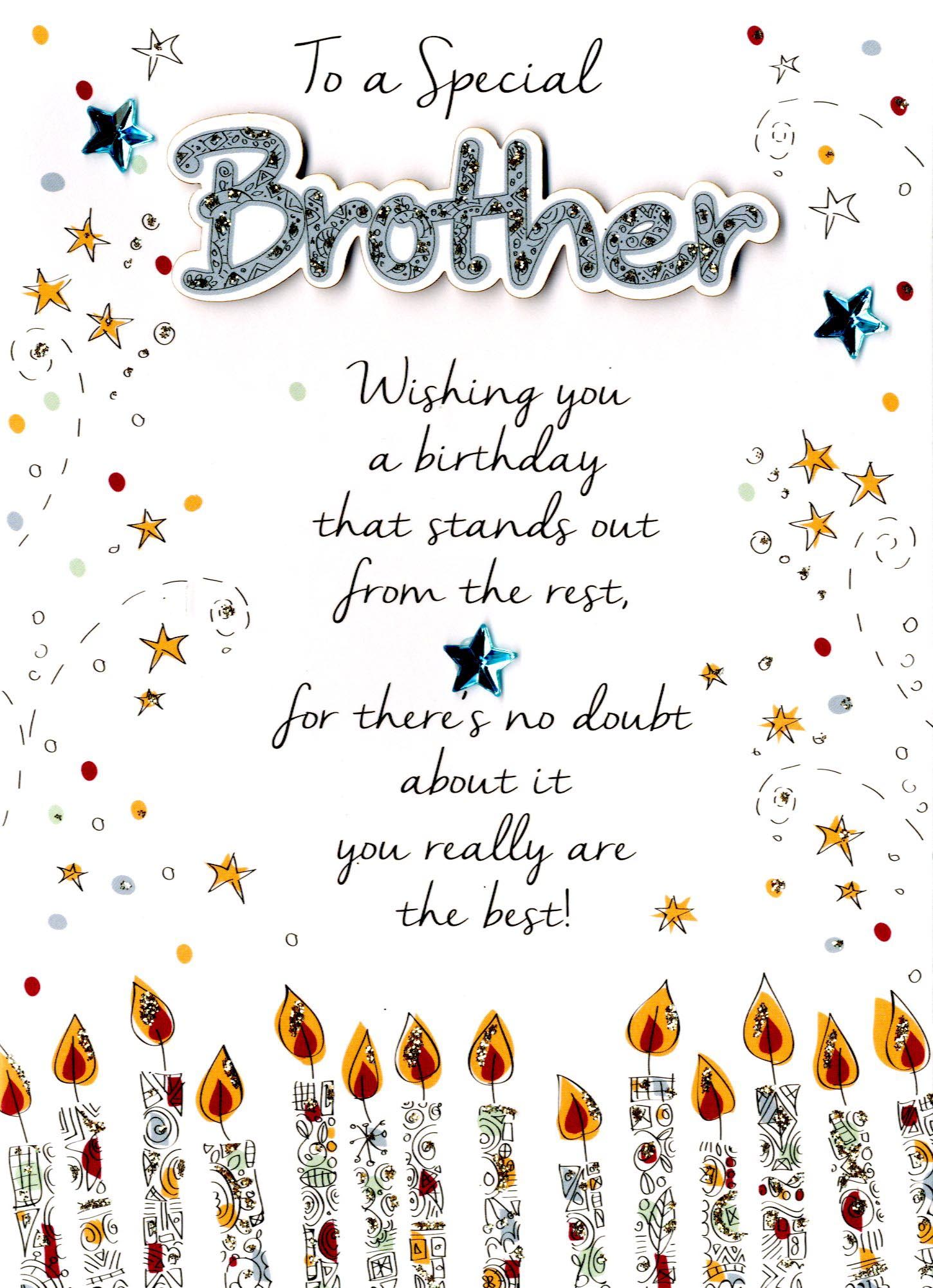 happy birthday little brother greetings card by do you punctuate ...