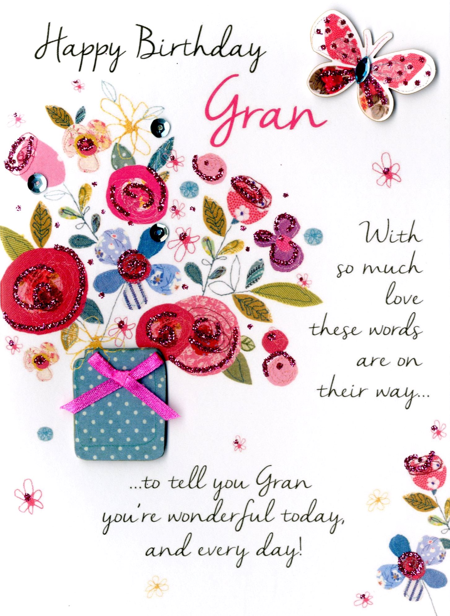 Happy Birthday Gran Greeting Card | Cards | Love Kates