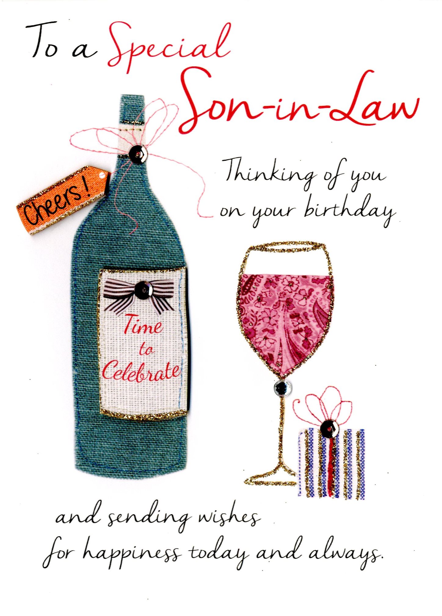 Special SonInLaw Birthday Greeting Card Cards Love Kates