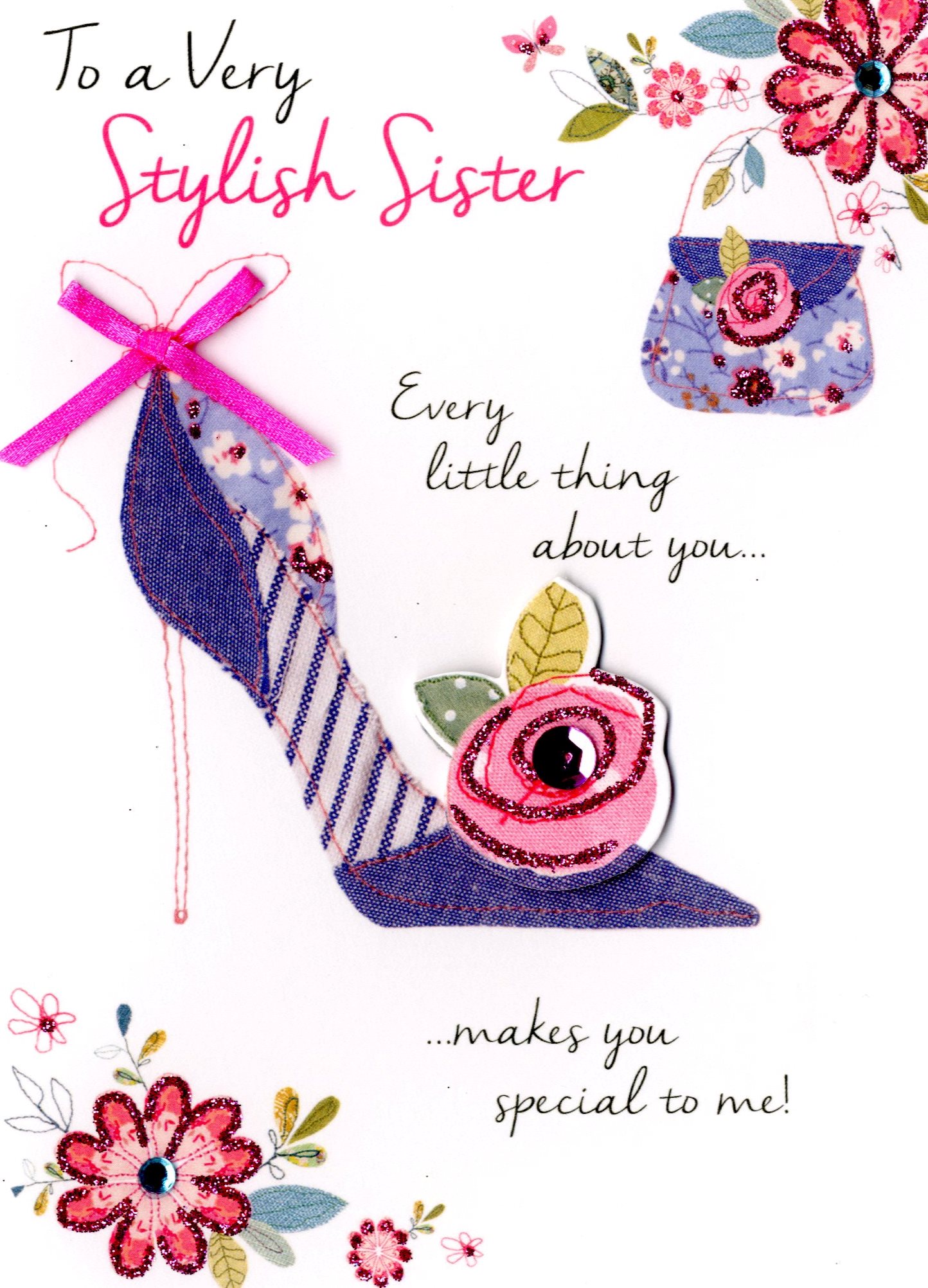 Very Stylish Sister Birthday Greeting Card Cards Love 