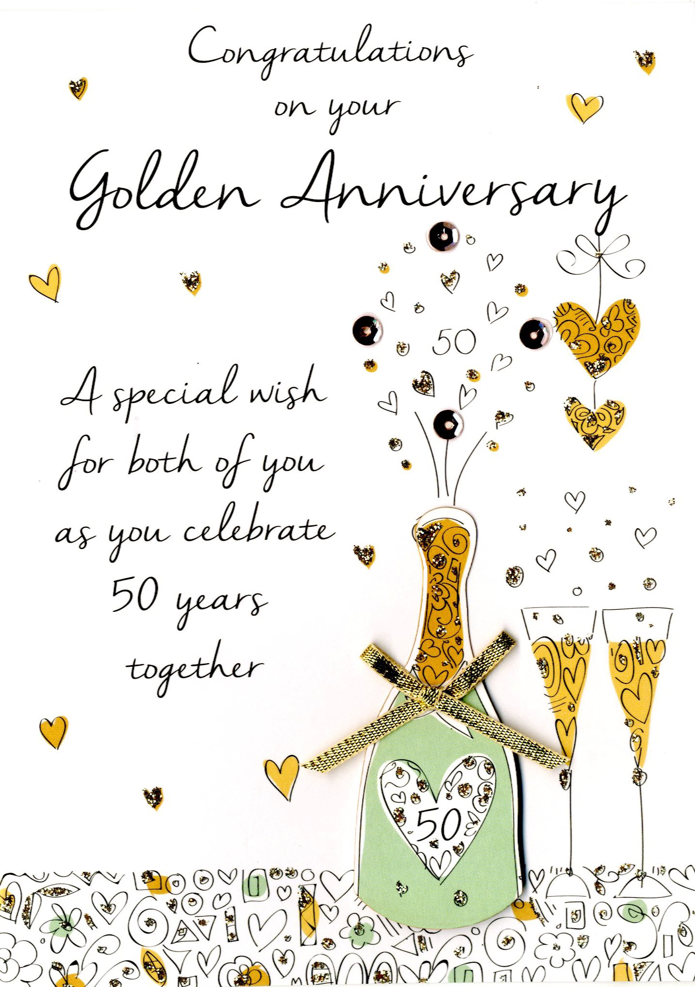 50th-golden-anniversary-greeting-card-second-nature-just-to-say-cards-ebay