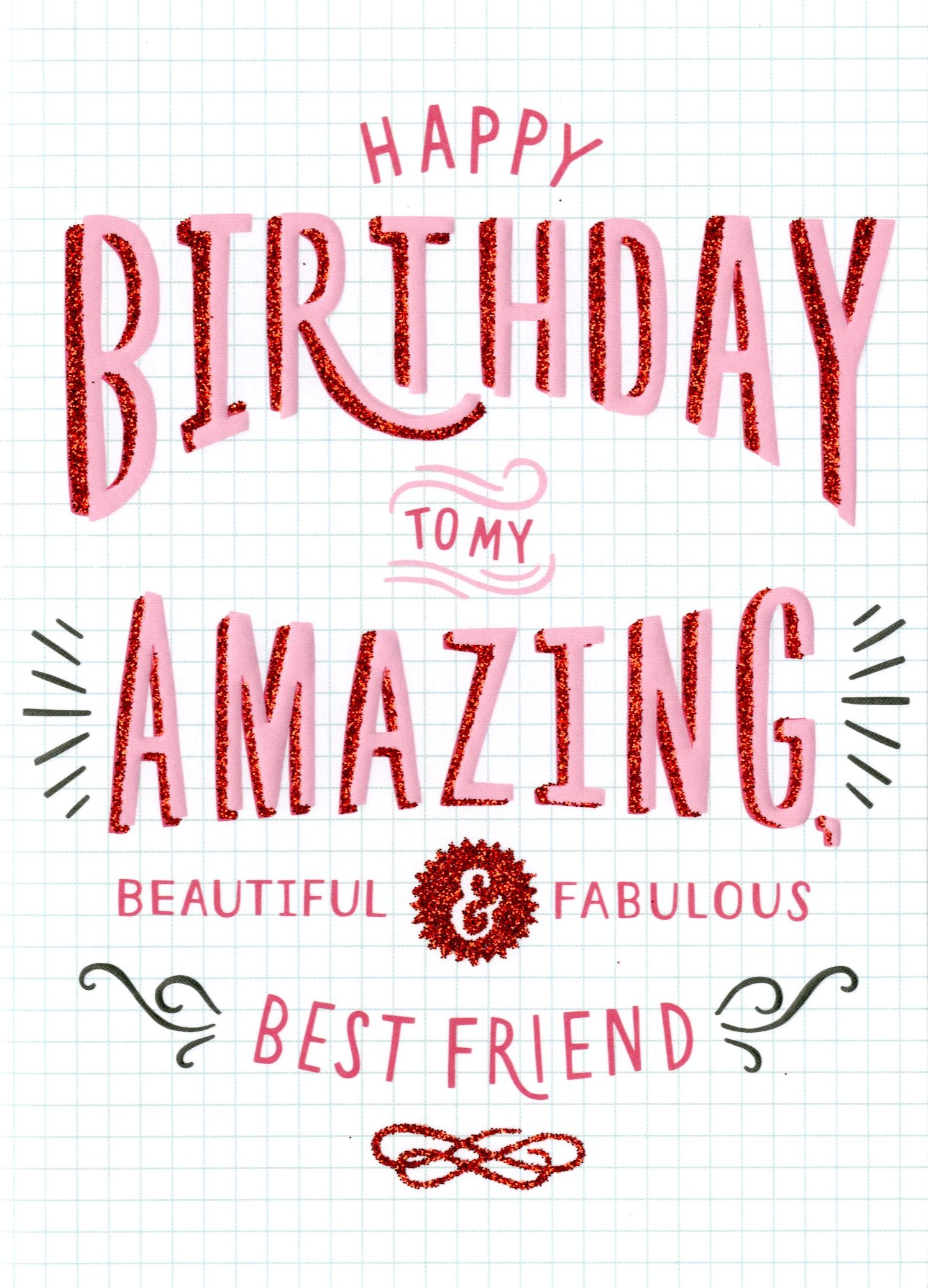 Amazing Best Friend Birthday Card  Second Nature More Than 