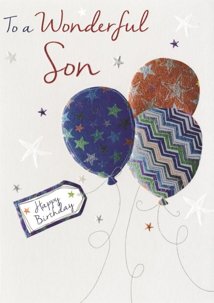 Wonderful Son Birthday Greeting Card | Cards | Love Kates