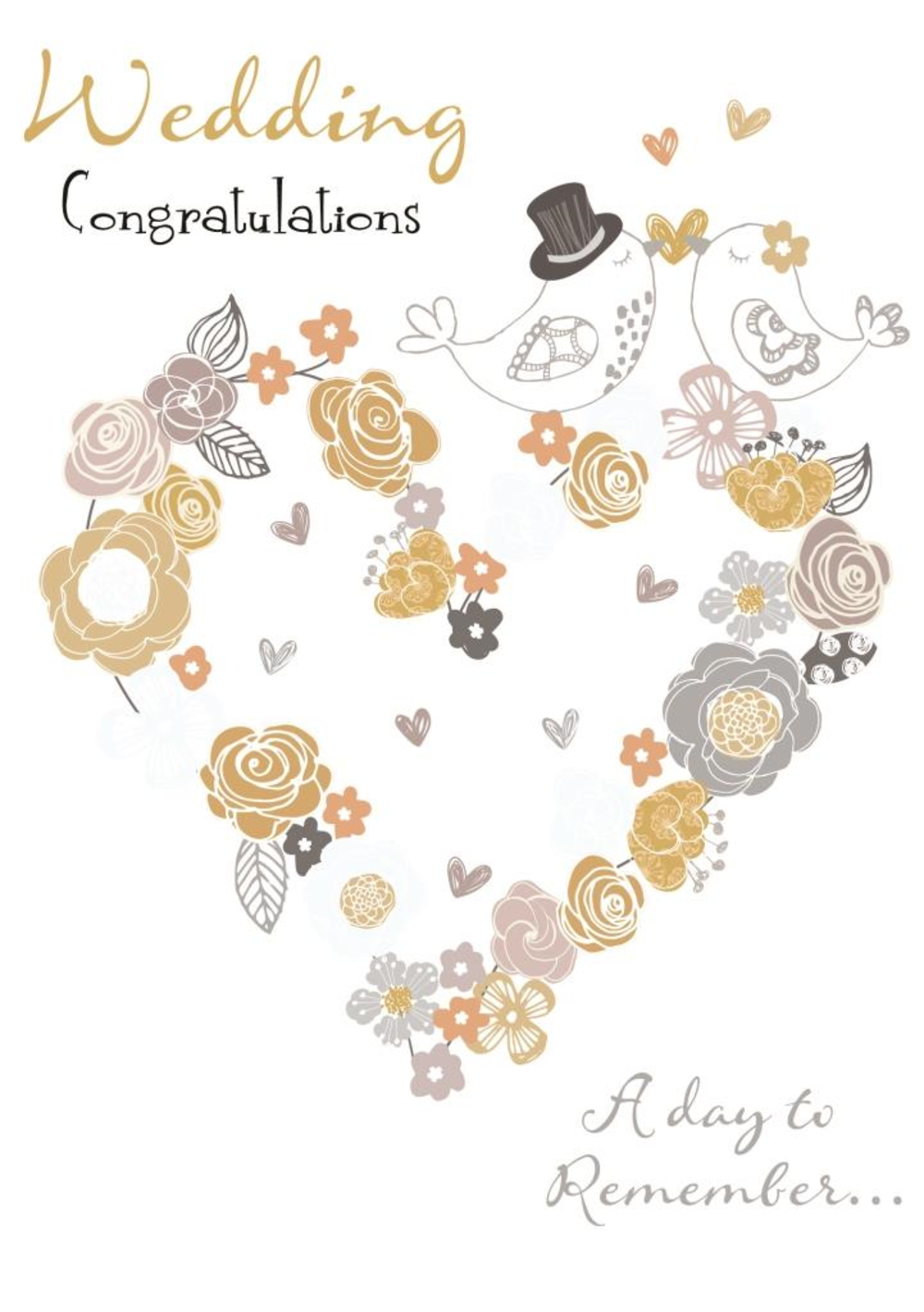  Wedding Day Congratulations Greeting Card Cards Love Kates