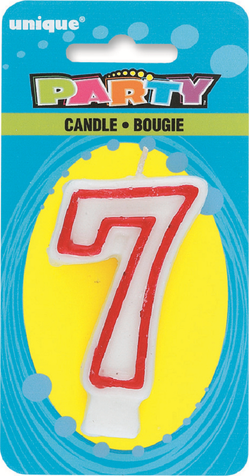 Number 7 Birthday Cake Candle | Candles | Love Kates