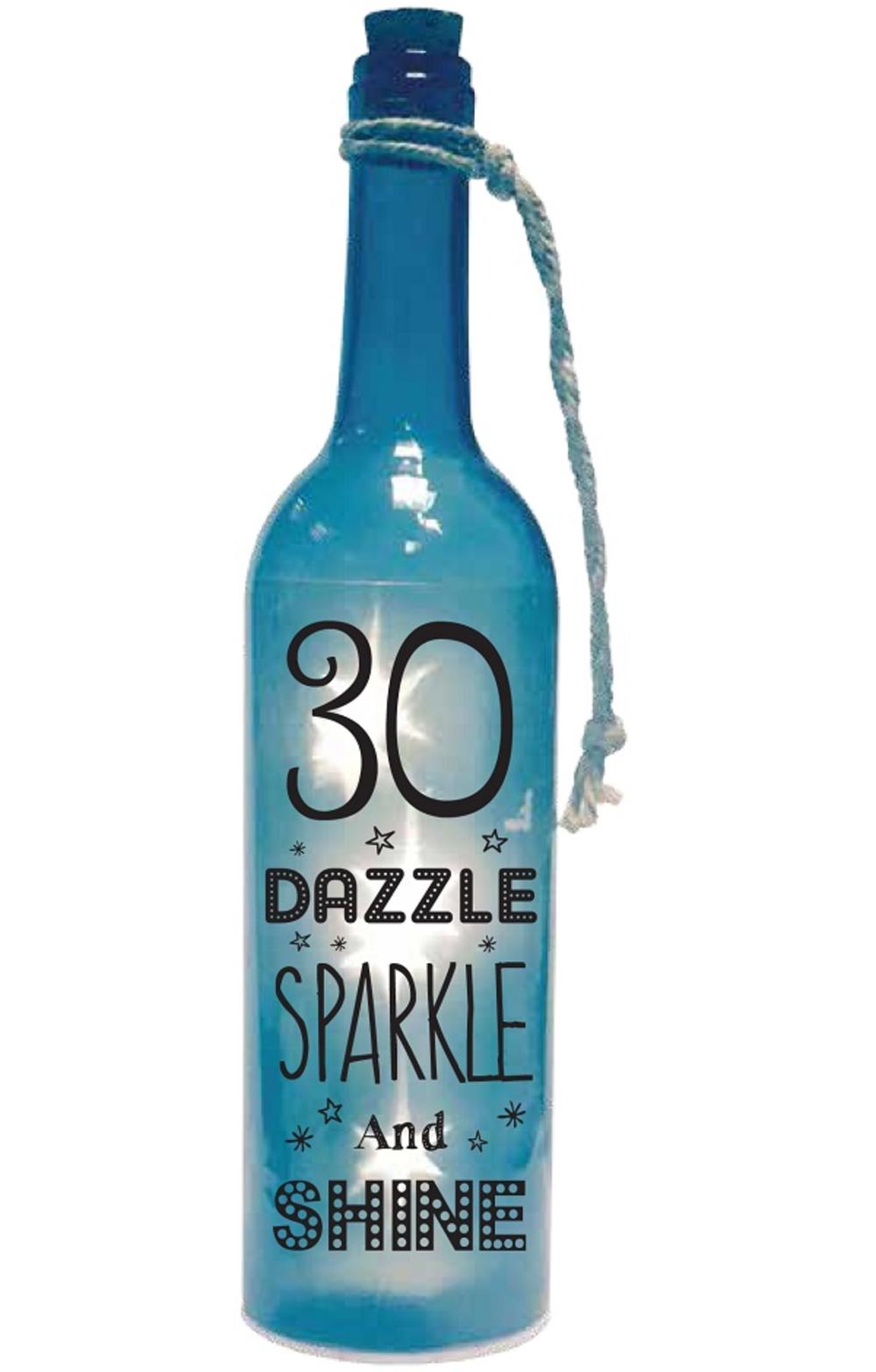 30th Birthday Starlight Bottle Light Up