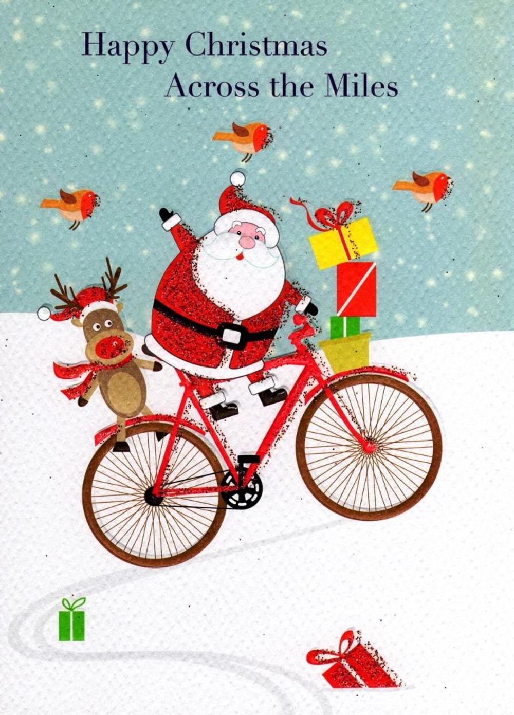 Happy Christmas Across The Miles Xmas Card | Cards | Love Kates