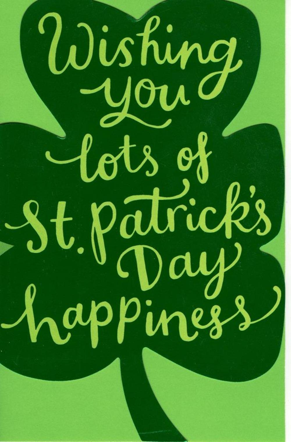 A St Patrick's Day Wish Greeting Card Quality Greetings Cards Home