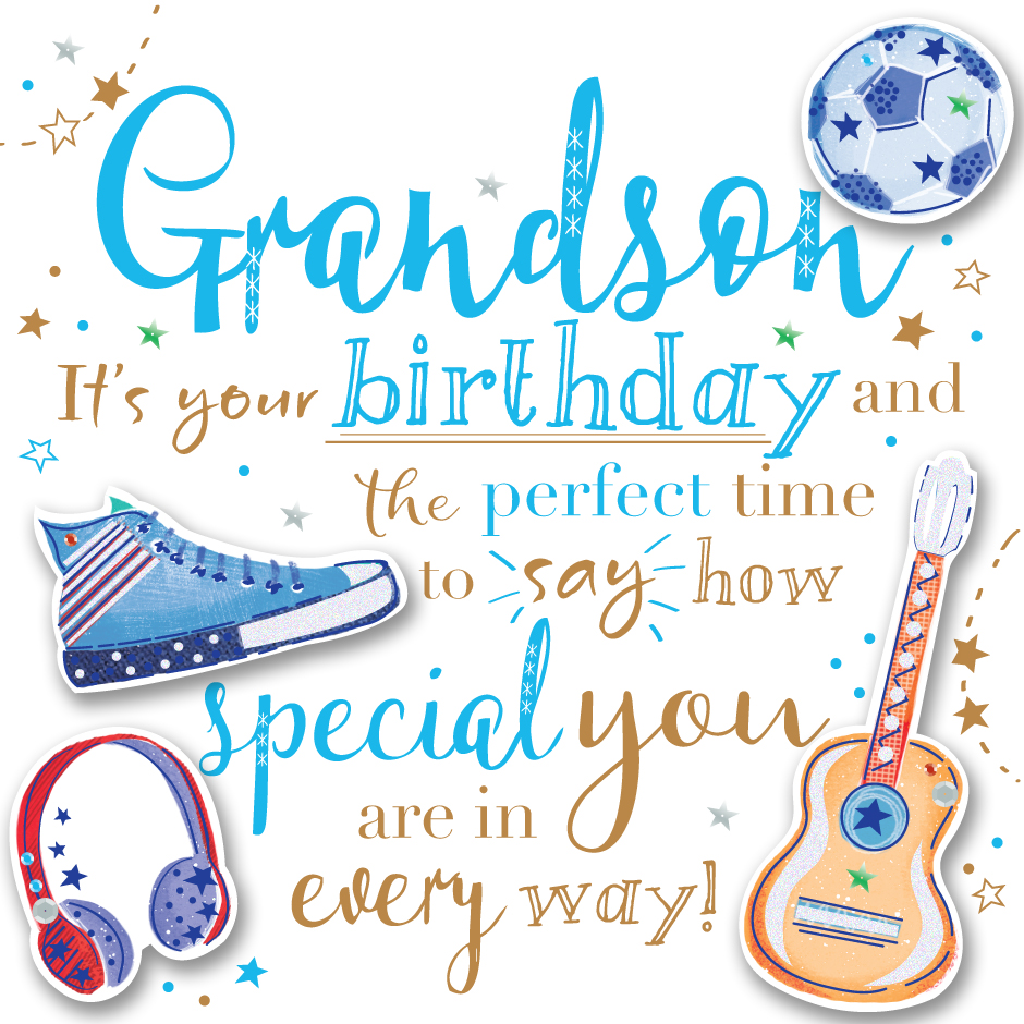 Handmade Birthday Cards For Grandson - Printable Templates Free