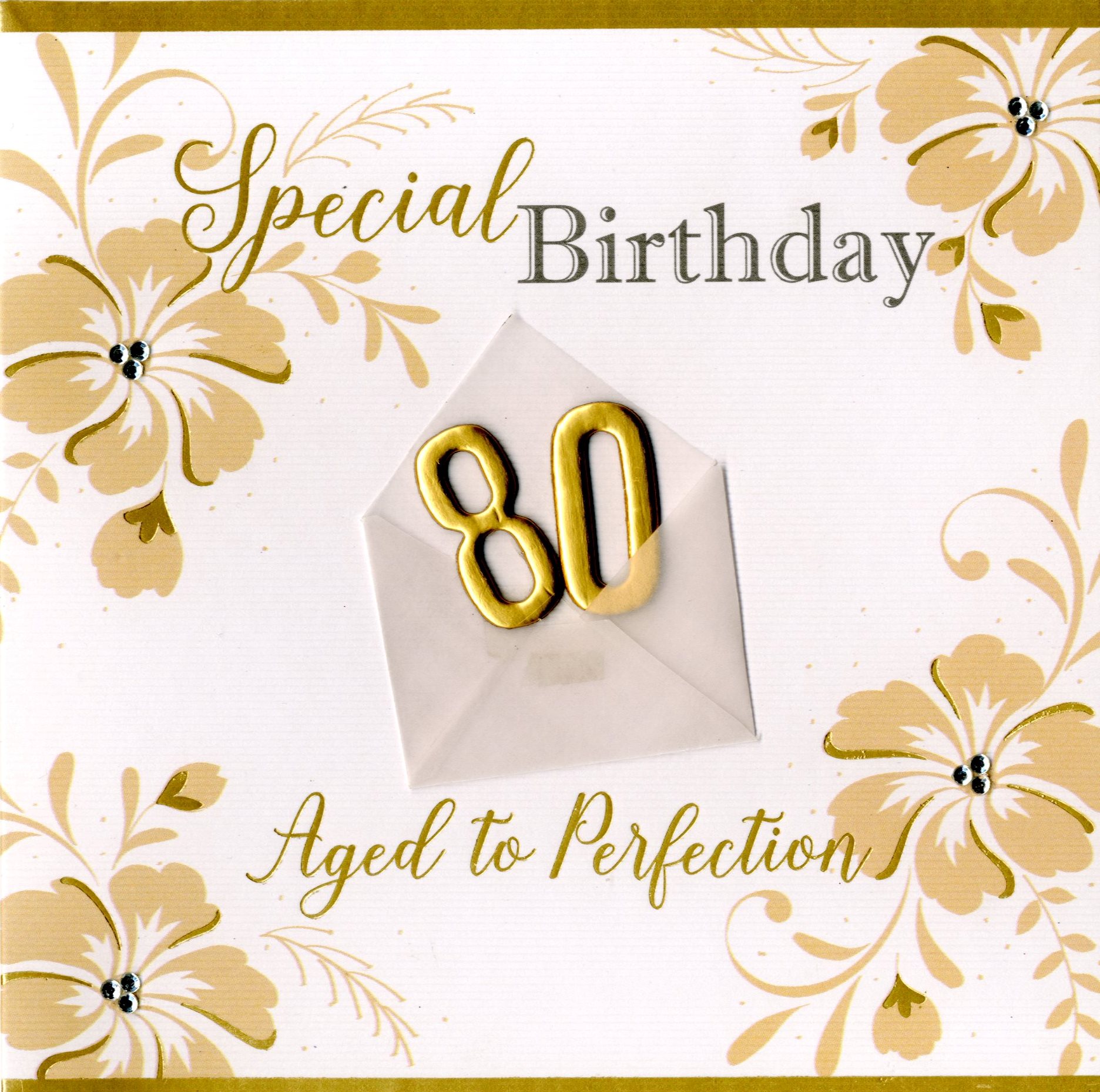 80th Birthday Cards Printable