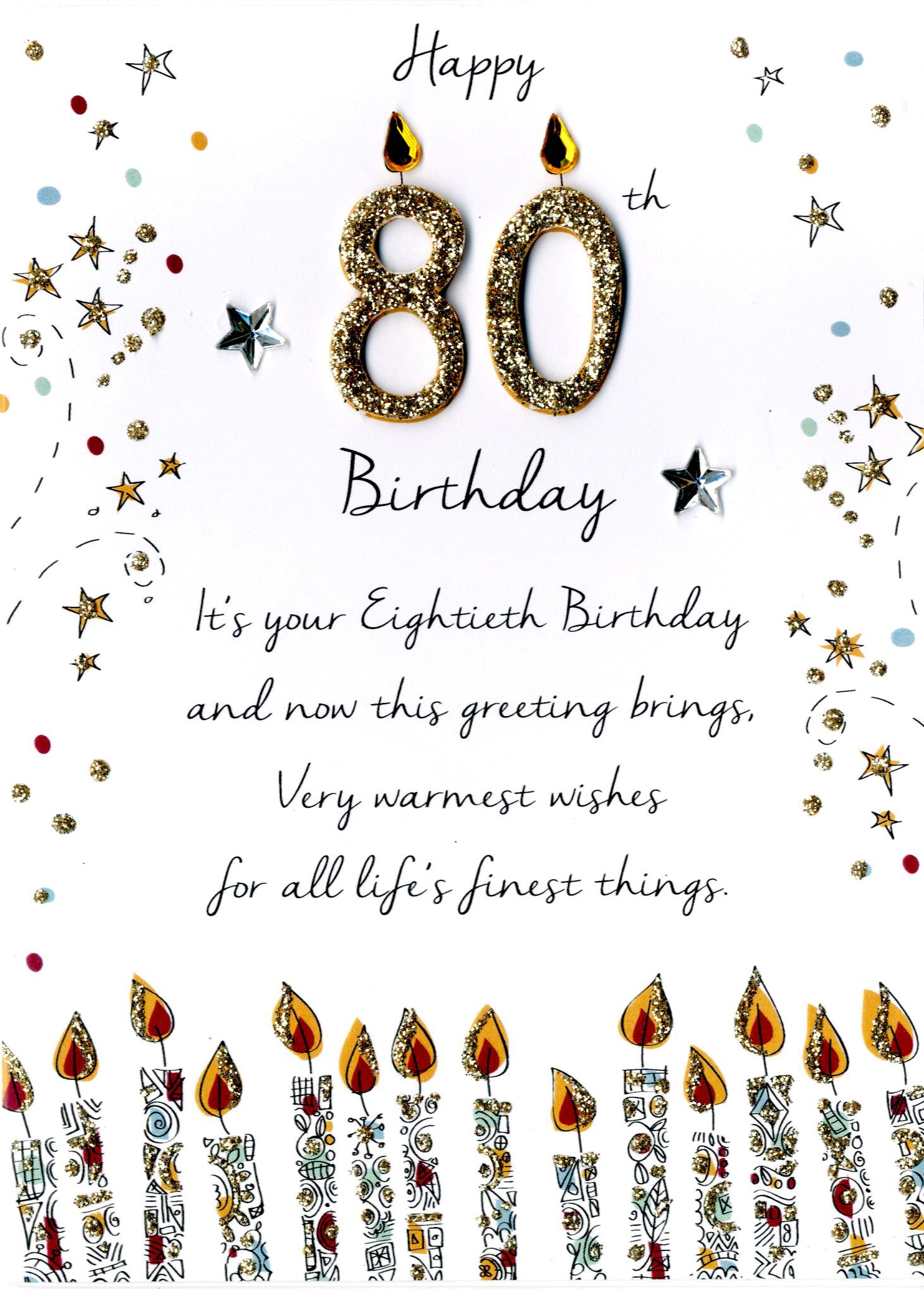 Birthday Card Printable 80 Year Old Birhtday Free