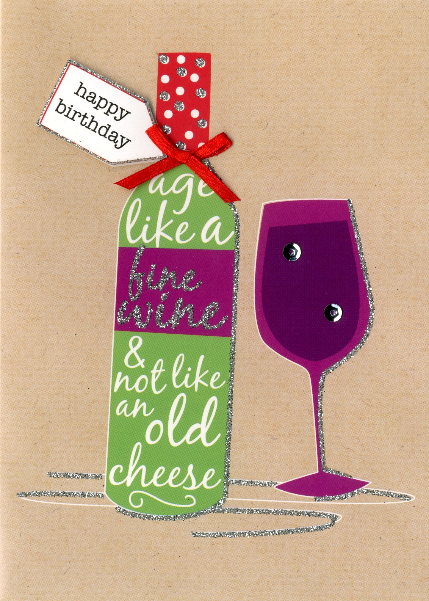 Happy Birthday Fine Wine Greeting Card | Cards