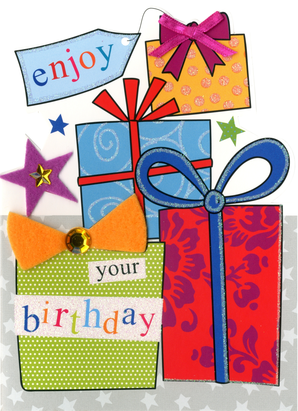 Enjoy Your Birthday Greeting Card Cards